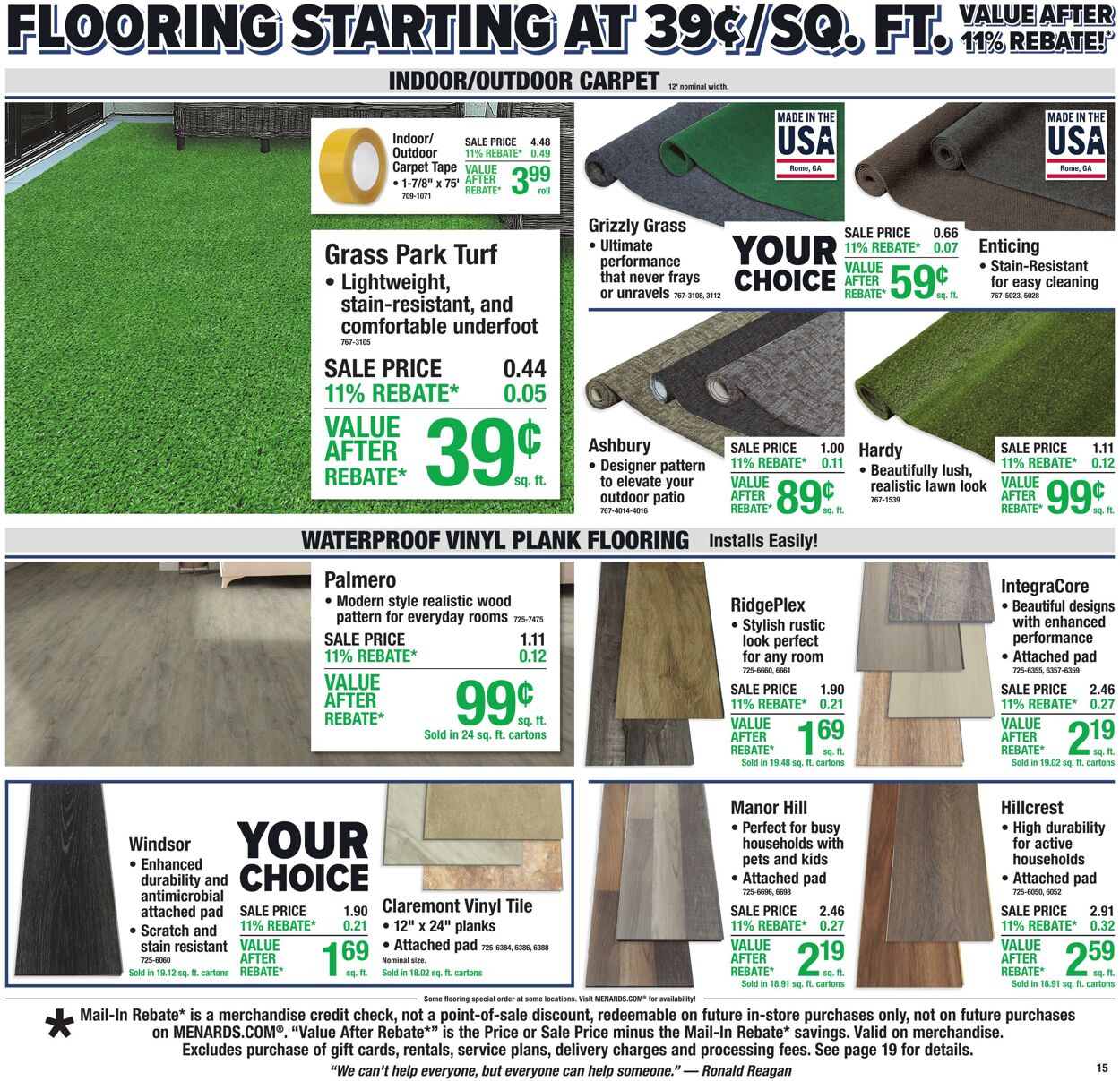 Weekly ad Menards 05/13/2026 - 05/25/2026