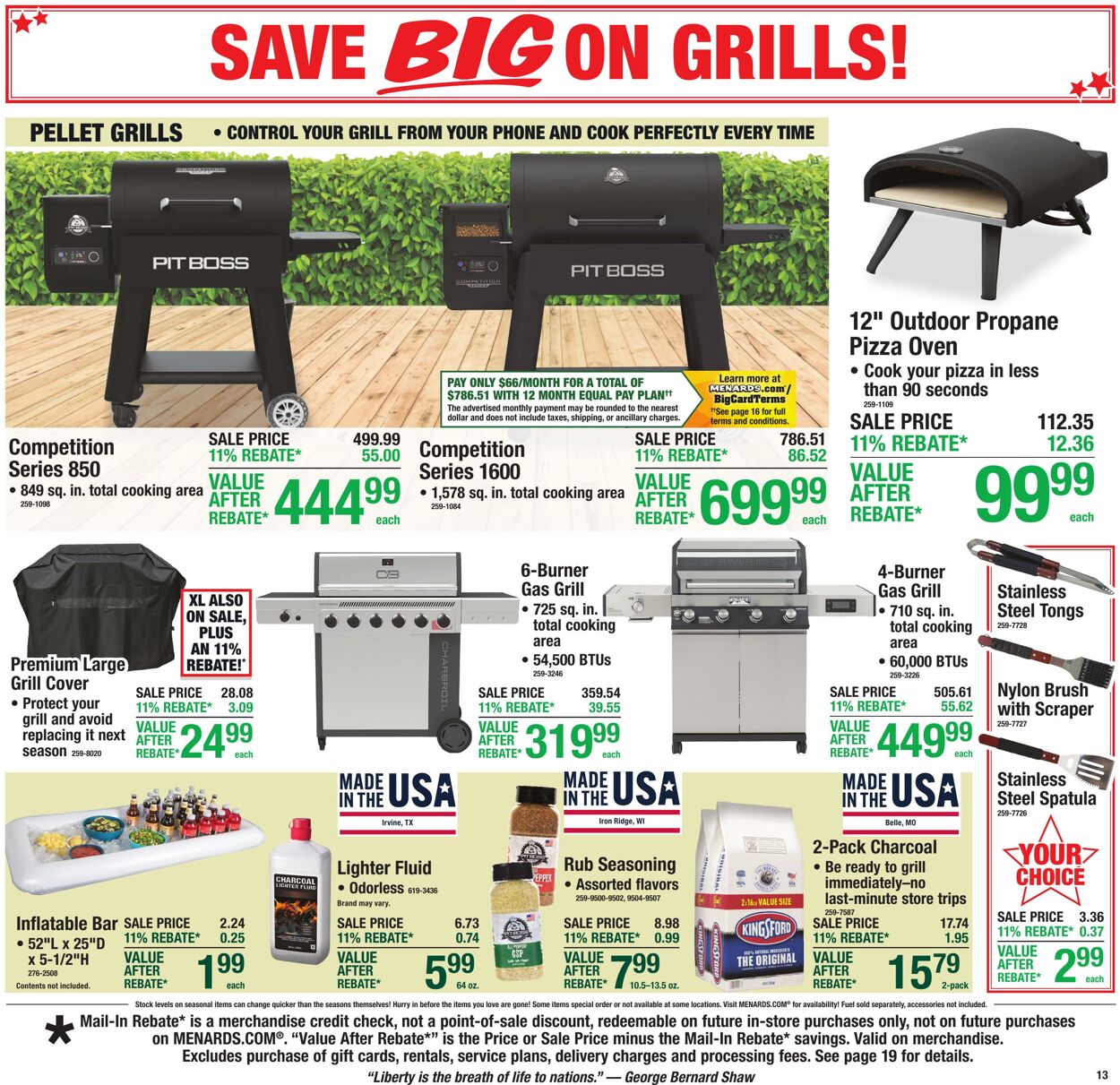 Weekly ad Menards 05/13/2026 - 05/25/2026