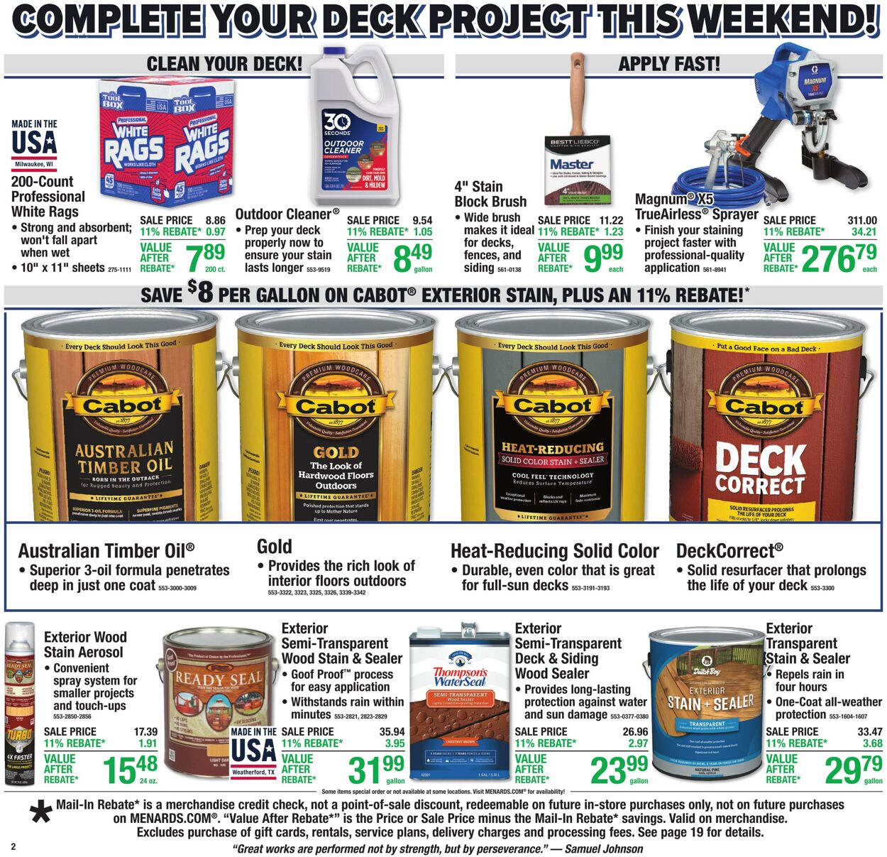 Weekly ad Menards 05/13/2026 - 05/25/2026