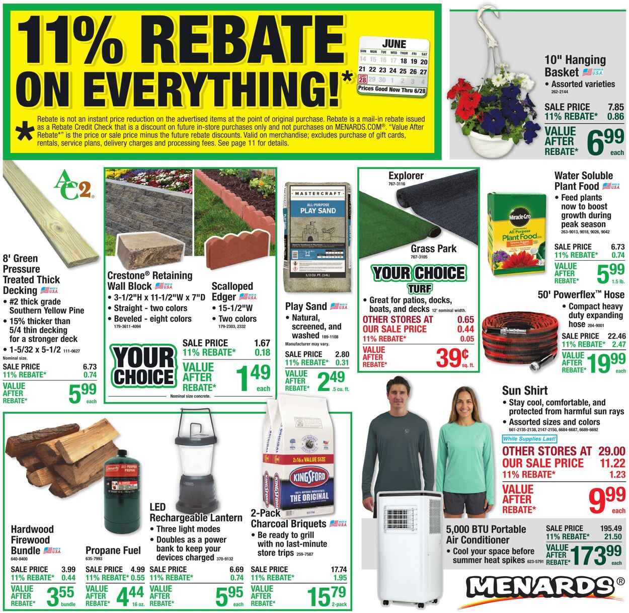 Weekly ad Menards 06/17/2026 - 06/28/2026
