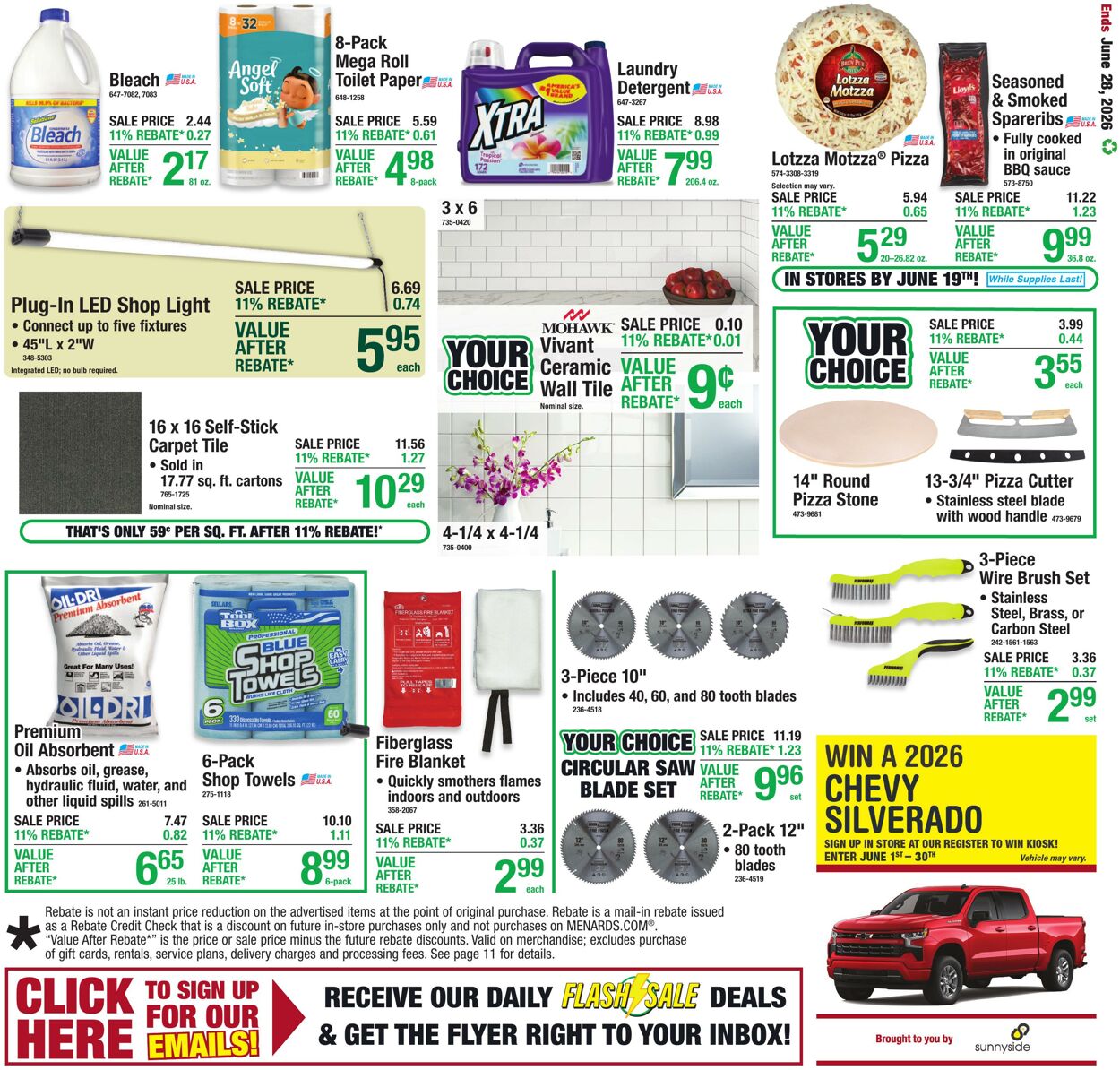 Weekly ad Menards 06/17/2026 - 06/28/2026