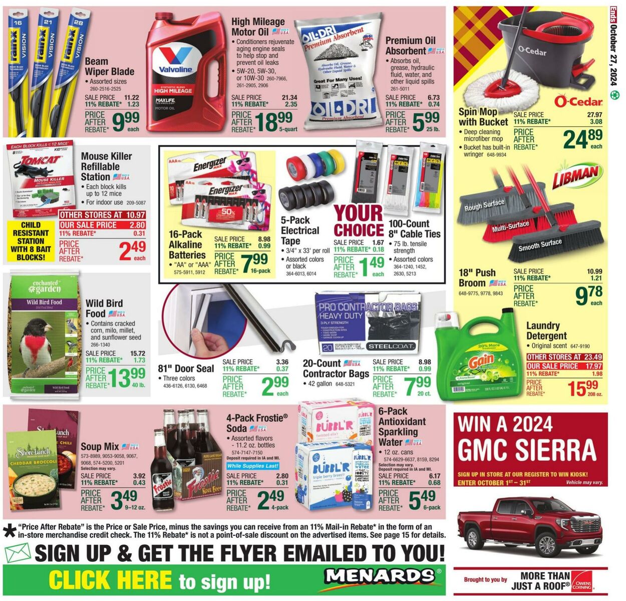 Weekly ad Menards 10/16/2024 - 10/27/2024