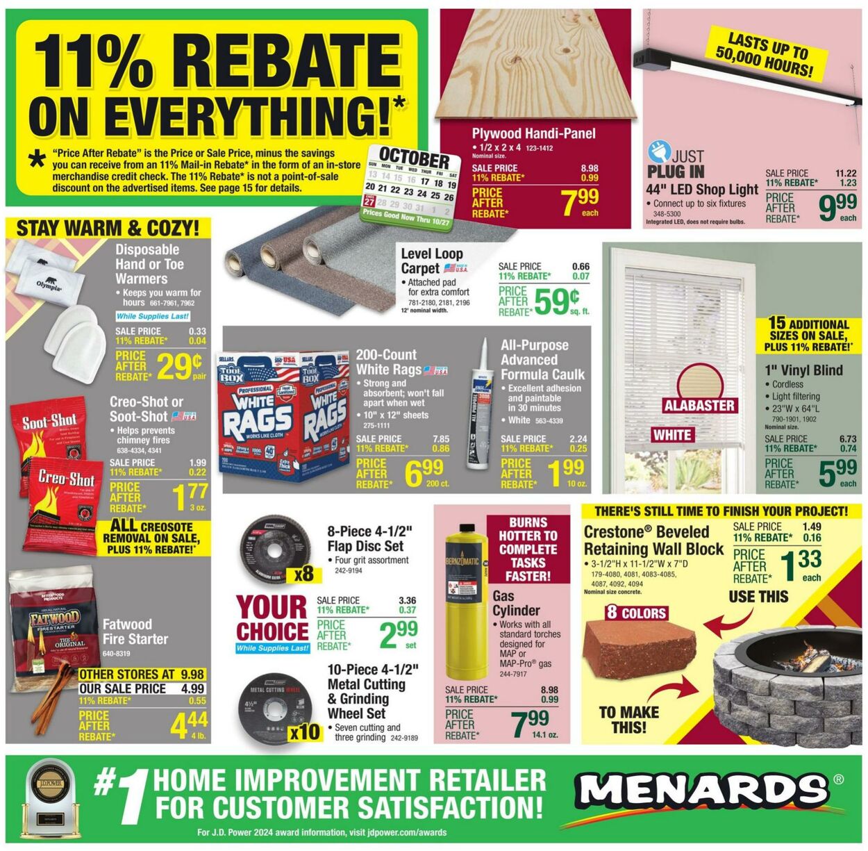 Weekly ad Menards 10/16/2024 - 10/27/2024