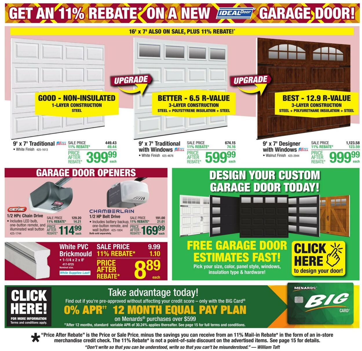 Weekly ad Menards 10/16/2024 - 10/27/2024