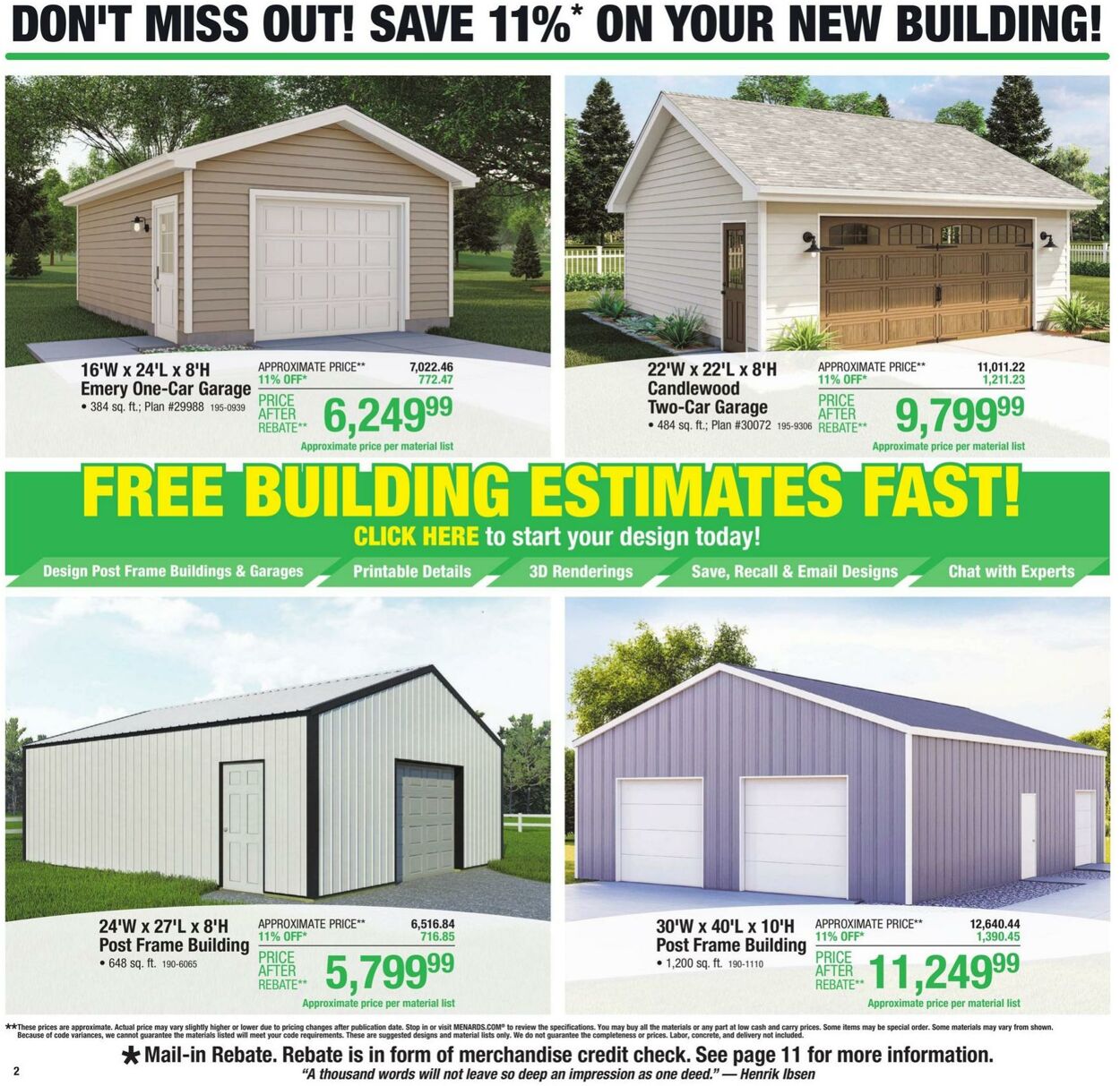 Weekly ad Menards 11/16/2023 - 11/22/2023