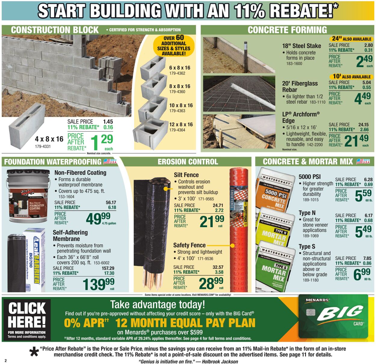 Weekly ad Menards 08/06/2025 - 08/17/2025