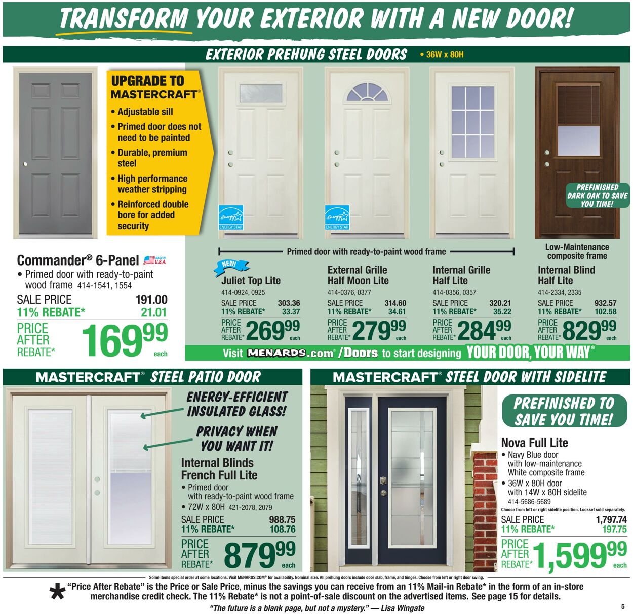 Weekly ad Menards 09/10/2025 - 09/21/2025