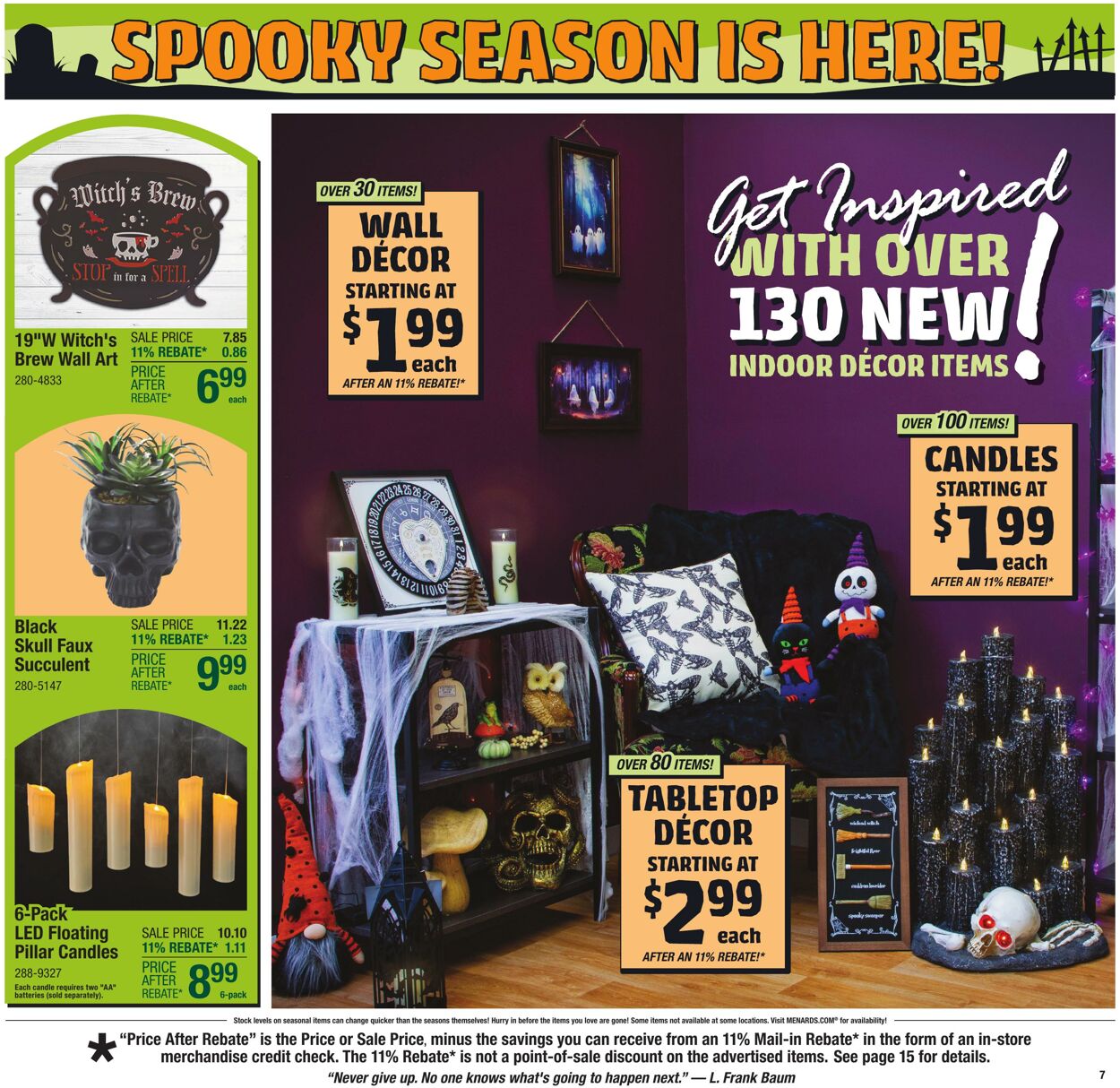 Weekly ad Menards 09/10/2025 - 09/21/2025