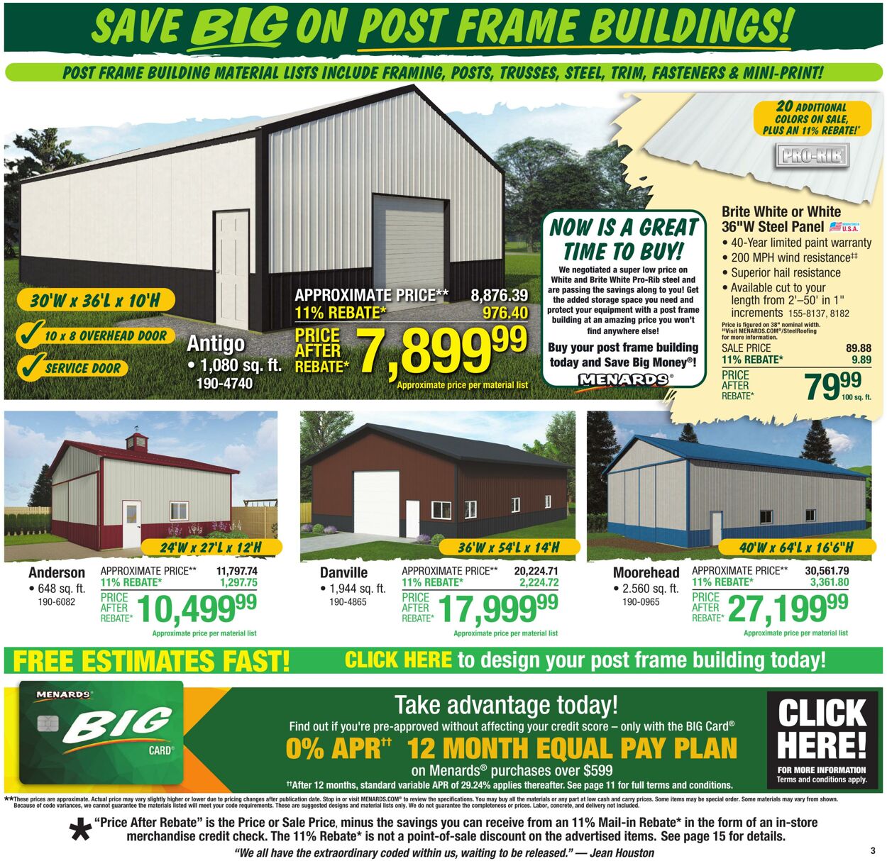 Weekly ad Menards 09/10/2025 - 09/21/2025