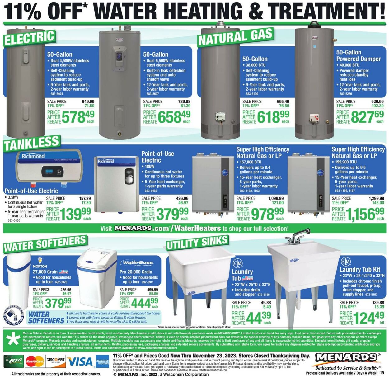 Weekly ad Menards 11/09/2023 - 11/22/2023