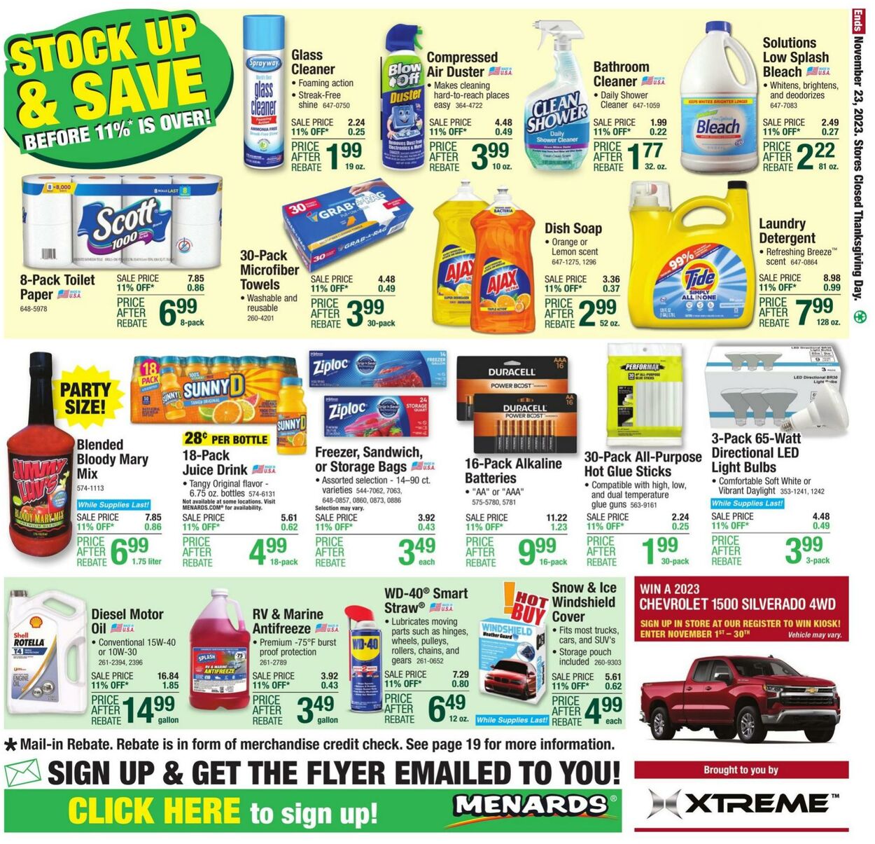 Weekly ad Menards 11/09/2023 - 11/22/2023