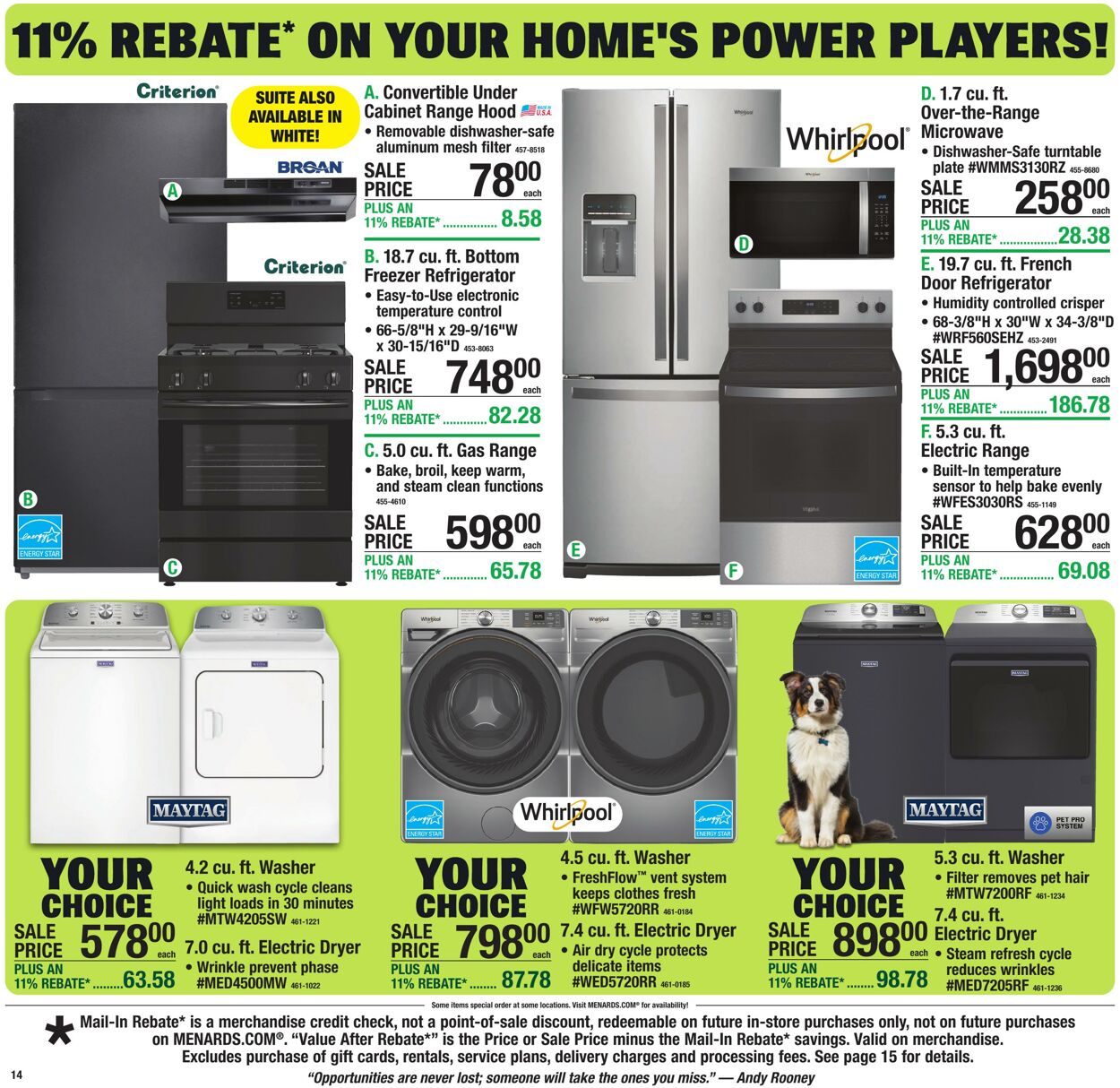 Weekly ad Menards 02/15/2026 - 03/01/2026