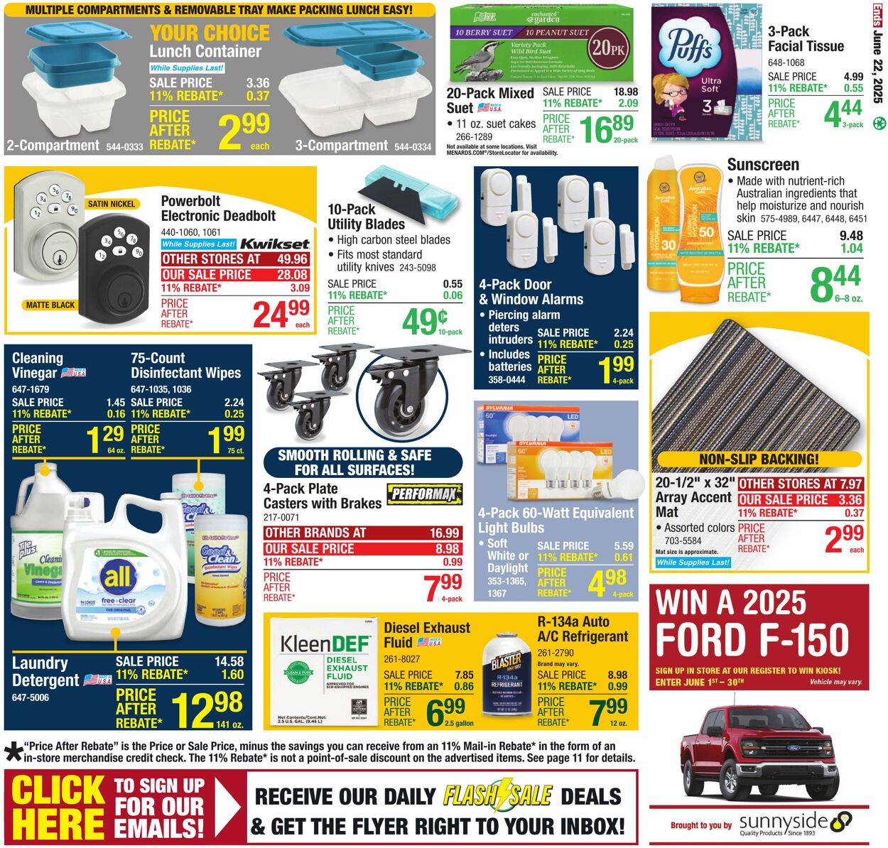 Weekly ad Menards 06/11/2025 - 06/22/2025