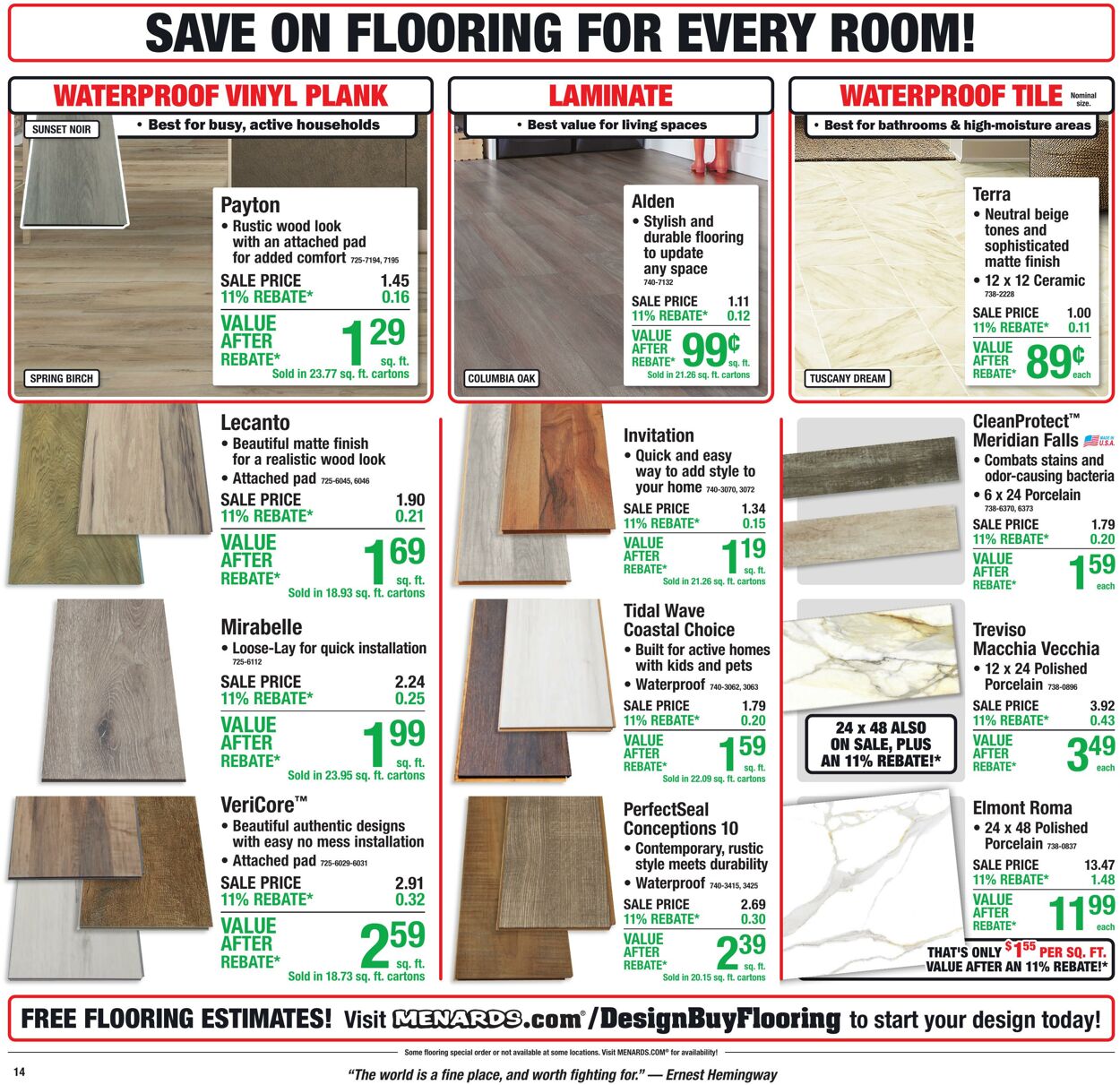 Weekly ad Menards 05/20/2026 - 05/31/2026