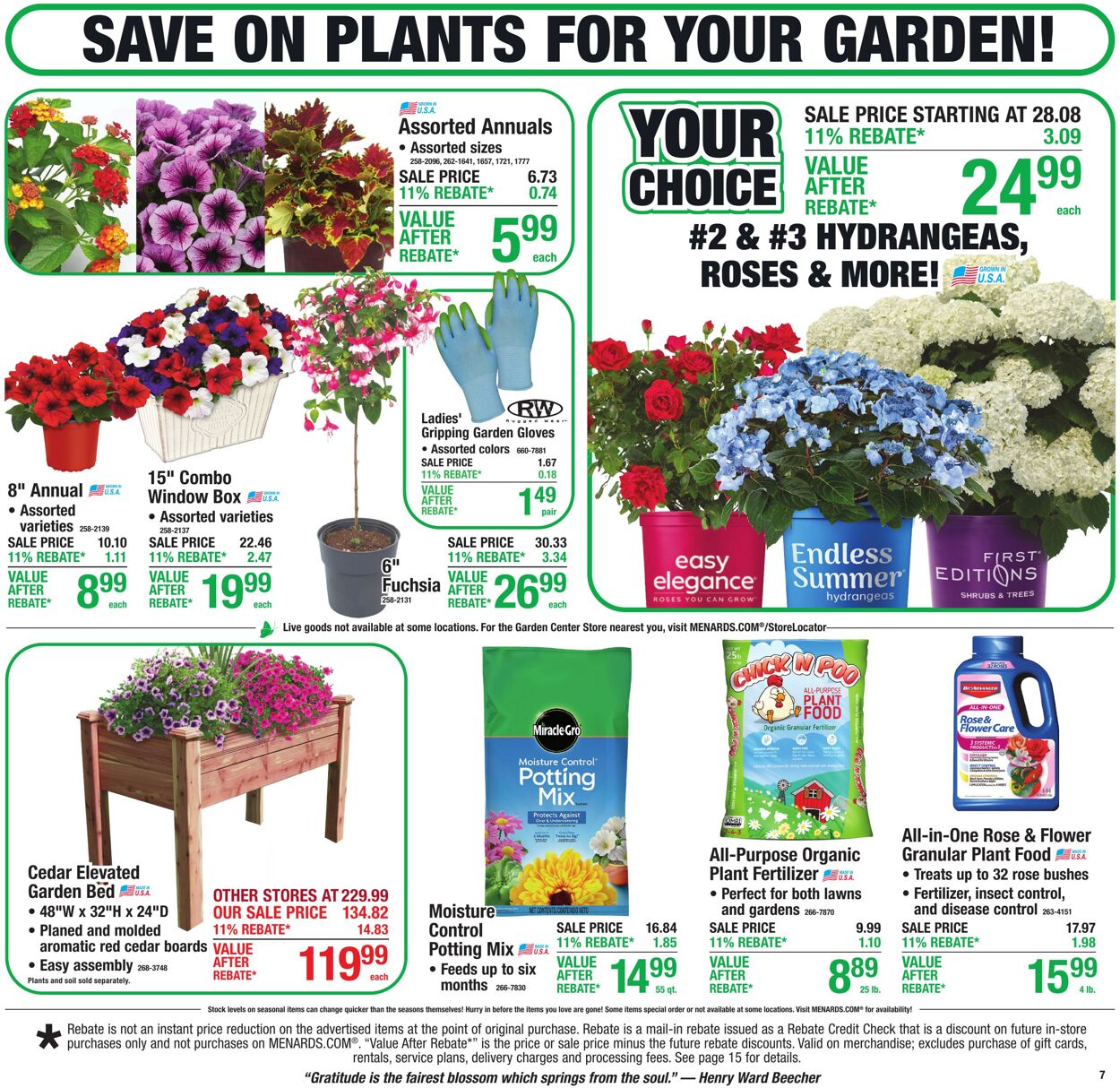 Weekly ad Menards 05/20/2026 - 05/31/2026