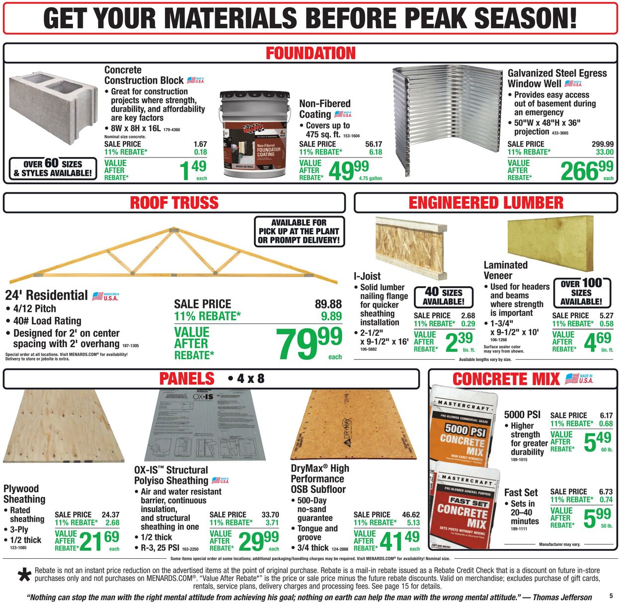 Weekly ad Menards 05/20/2026 - 05/31/2026
