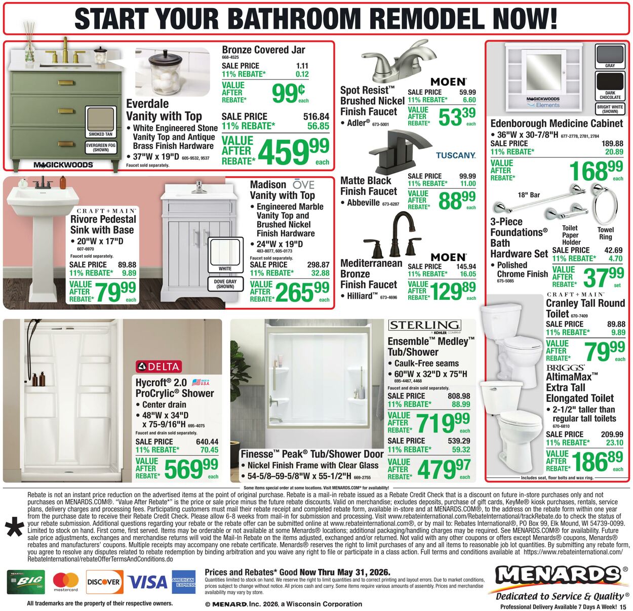 Weekly ad Menards 05/20/2026 - 05/31/2026