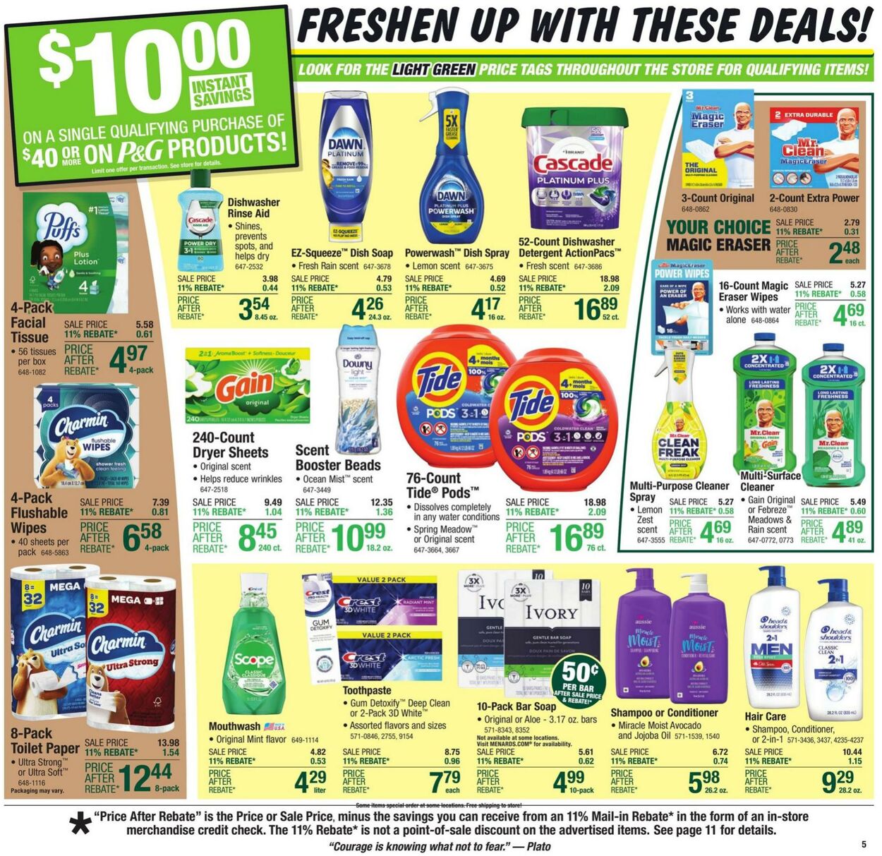 Weekly ad Menards 10/09/2024 - 10/20/2024