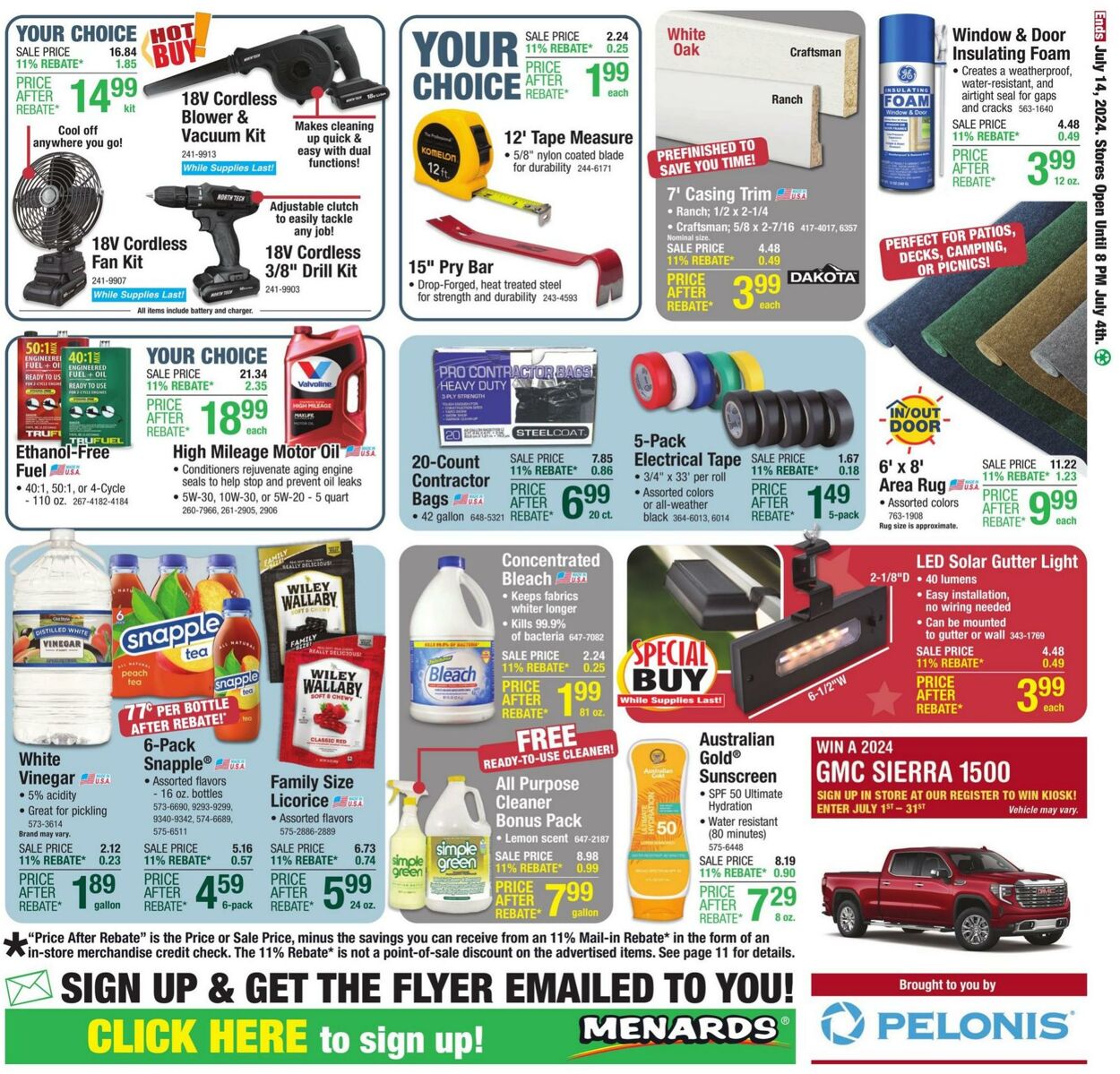 Weekly ad Menards 07/03/2024 - 07/14/2024