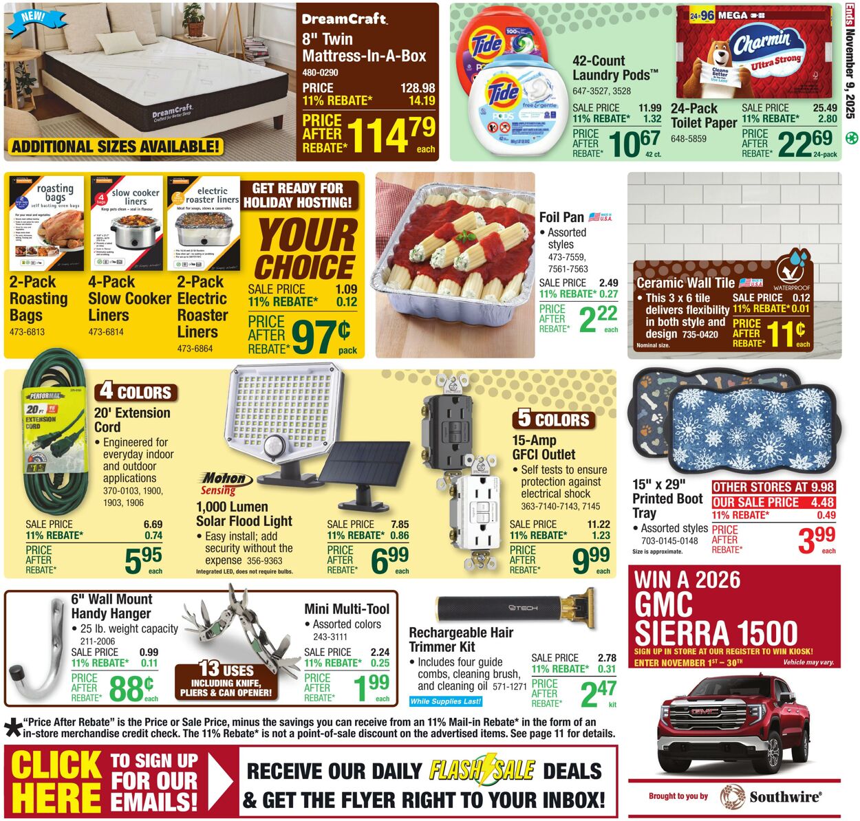 Weekly ad Menards 10/29/2025 - 11/09/2025