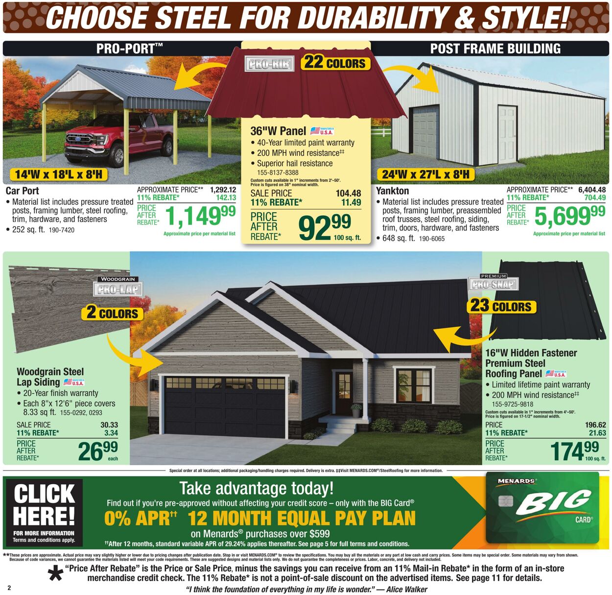 Weekly ad Menards 10/29/2025 - 11/09/2025