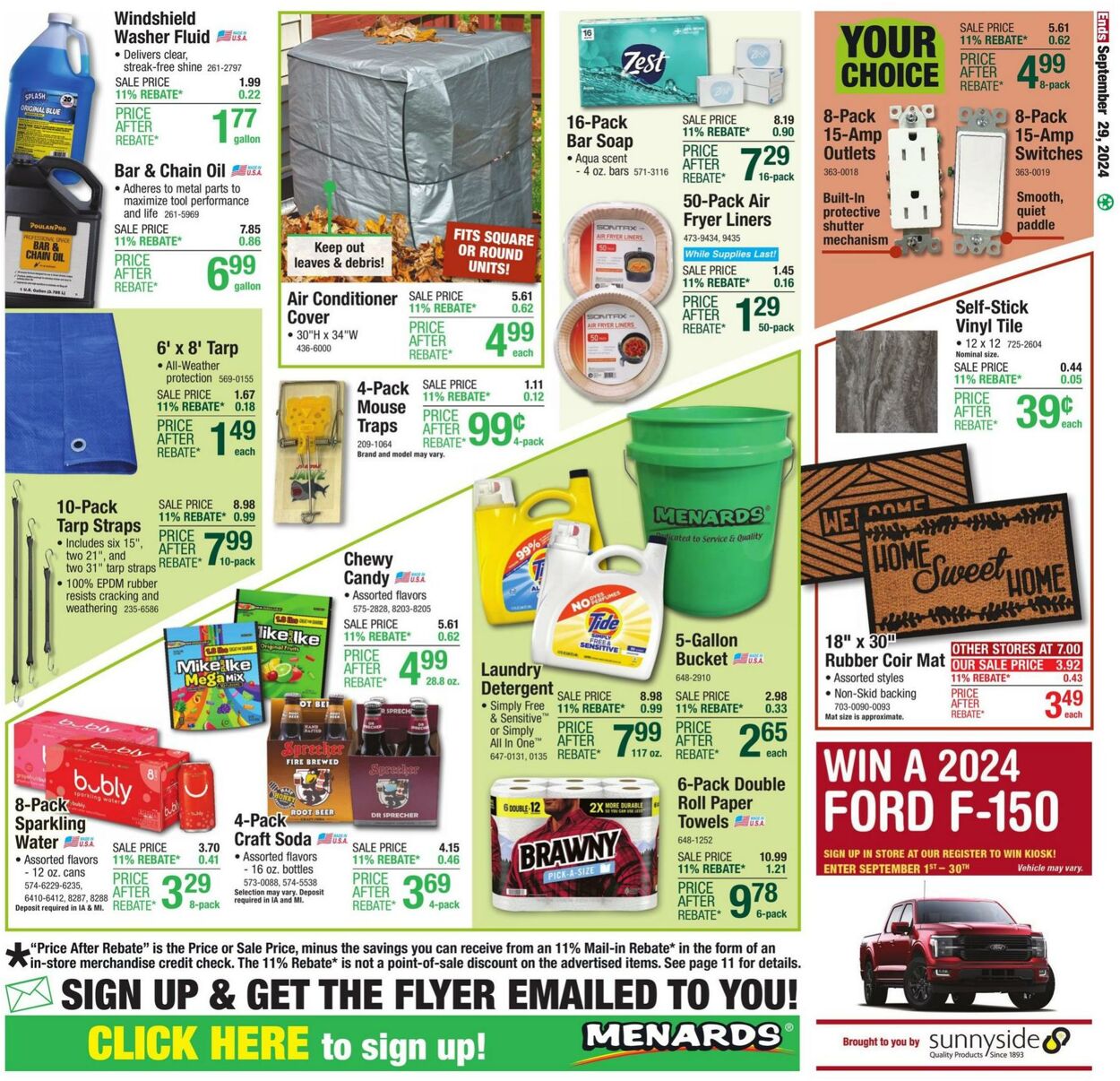 Weekly ad Menards 09/18/2024 - 09/29/2024