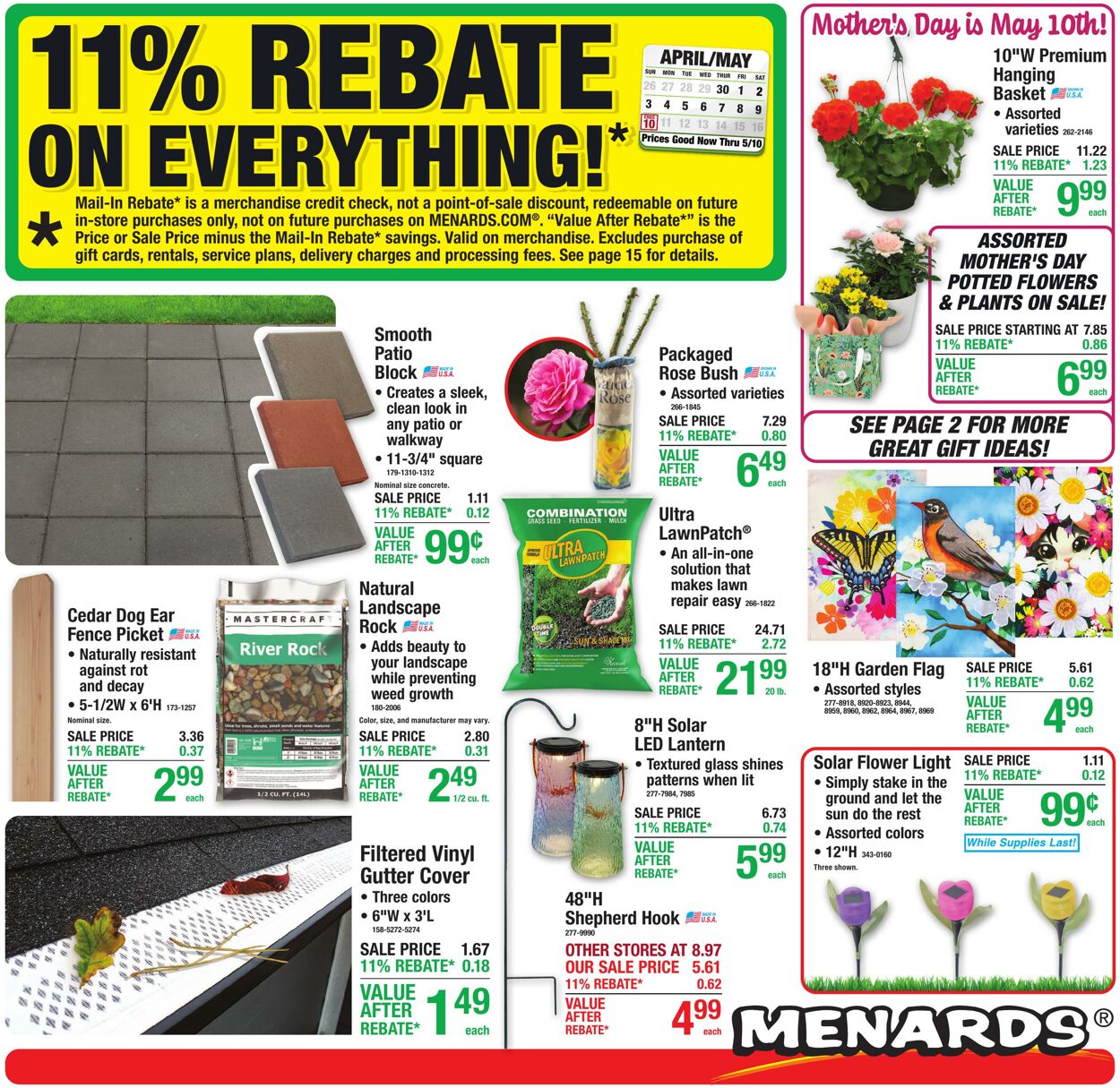 Weekly ad Menards 04/29/2026 - 05/10/2026