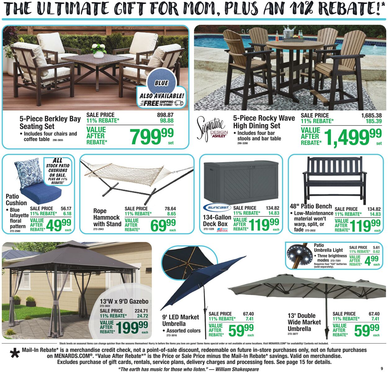 Weekly ad Menards 04/29/2026 - 05/10/2026