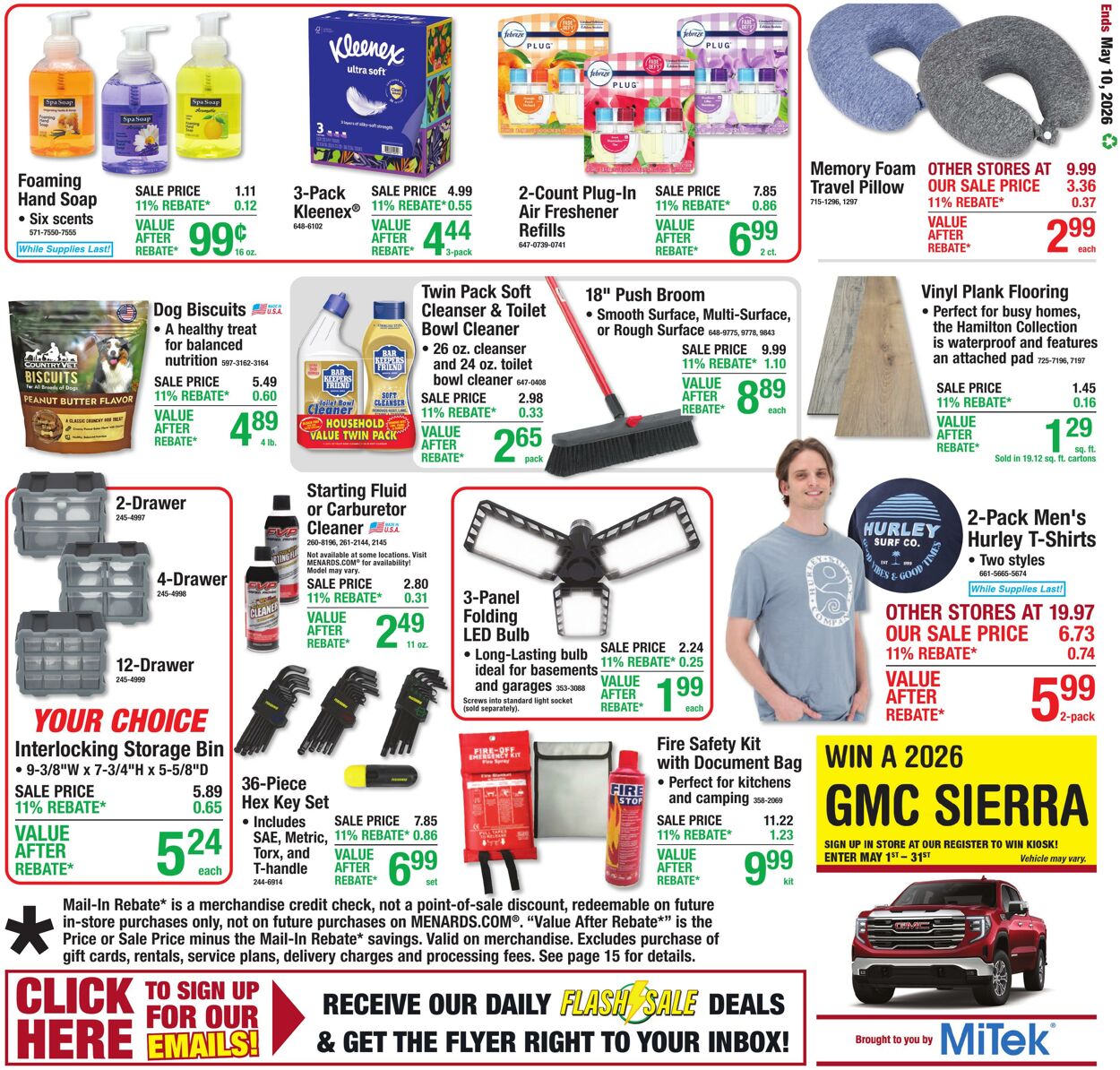 Weekly ad Menards 04/29/2026 - 05/10/2026