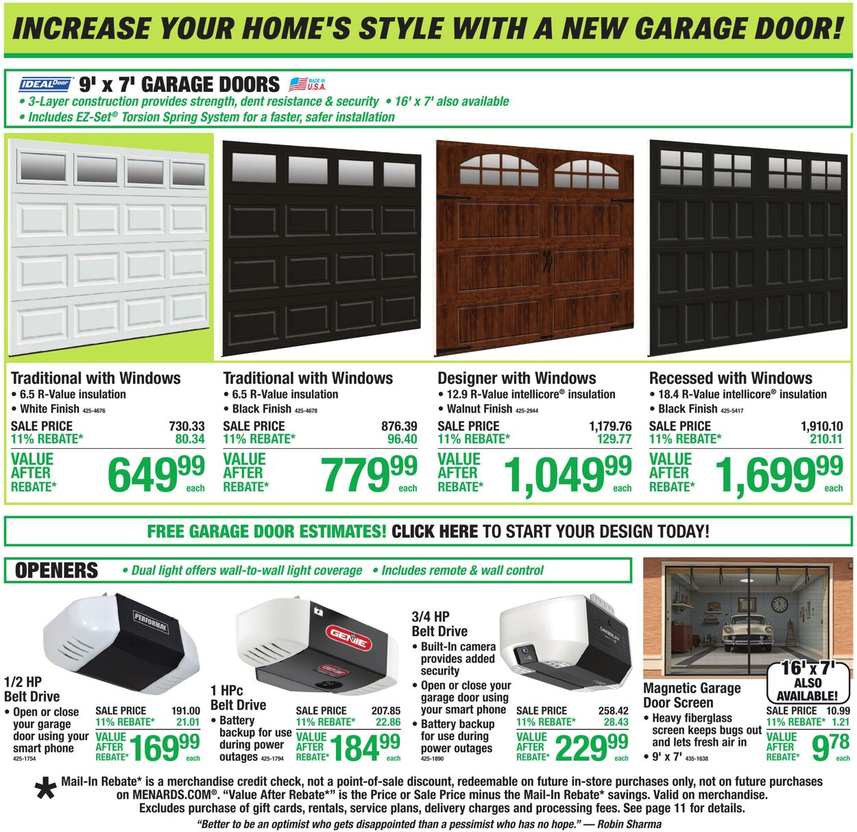 Weekly ad Menards 04/08/2026 - 04/19/2026