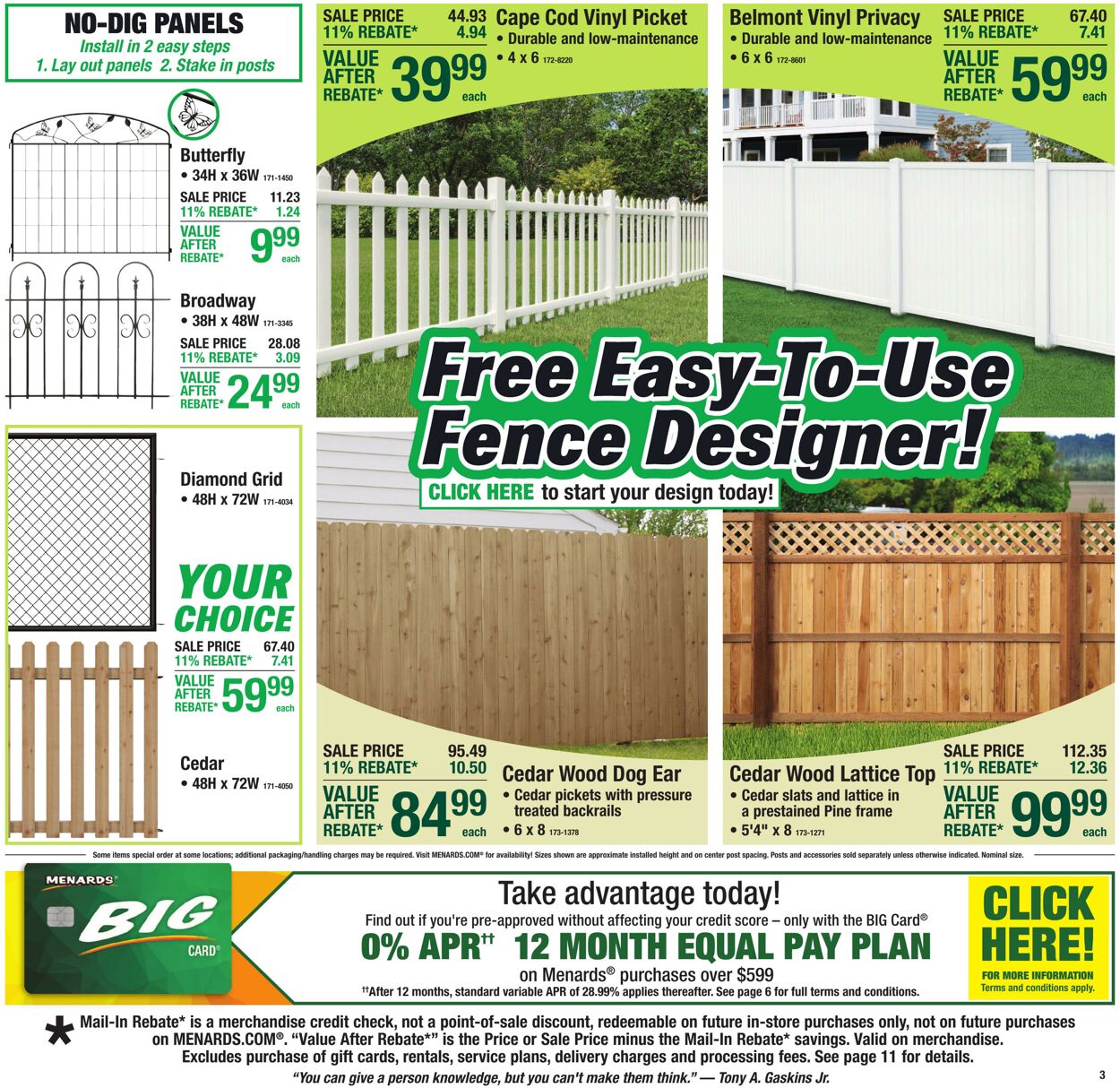 Weekly ad Menards 04/08/2026 - 04/19/2026