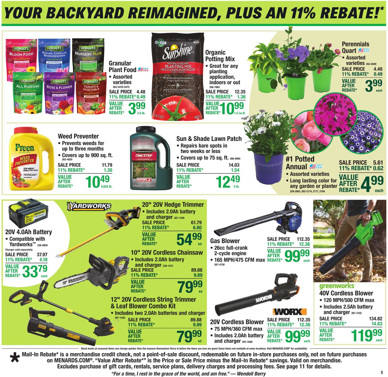 Weekly ad Menards 04/08/2026 - 04/19/2026