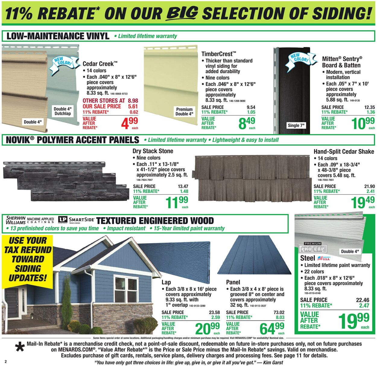 Weekly ad Menards 04/08/2026 - 04/19/2026