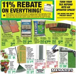 Weekly ad Menards 04/08/2026 - 04/19/2026