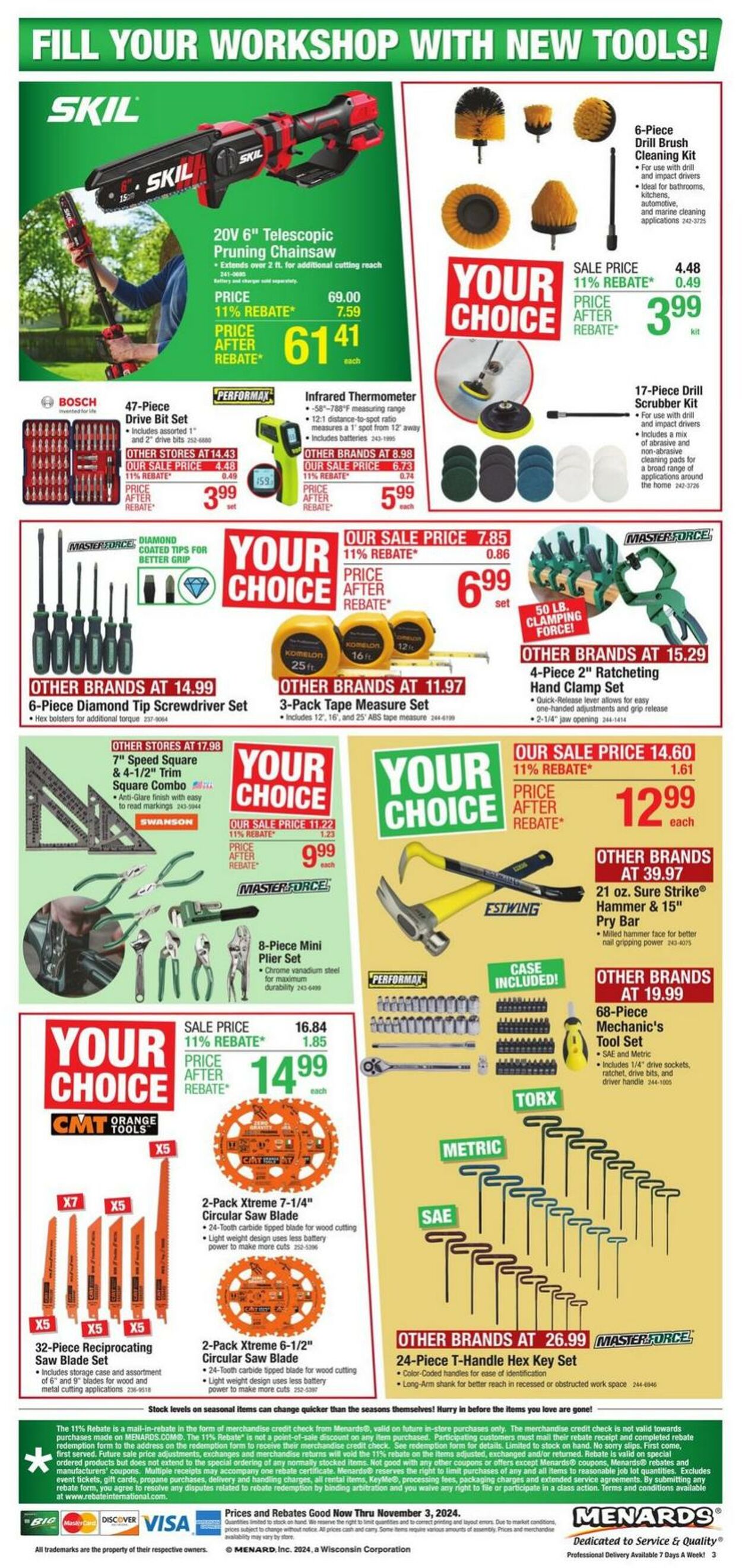 Weekly ad Menards 10/23/2024 - 11/03/2024