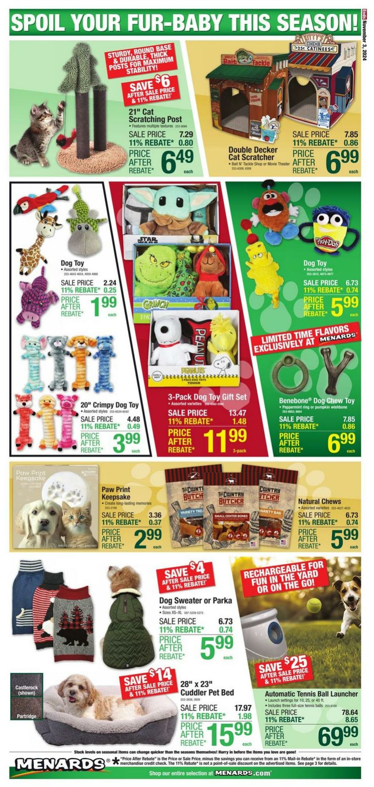 Weekly ad Menards 10/23/2024 - 11/03/2024