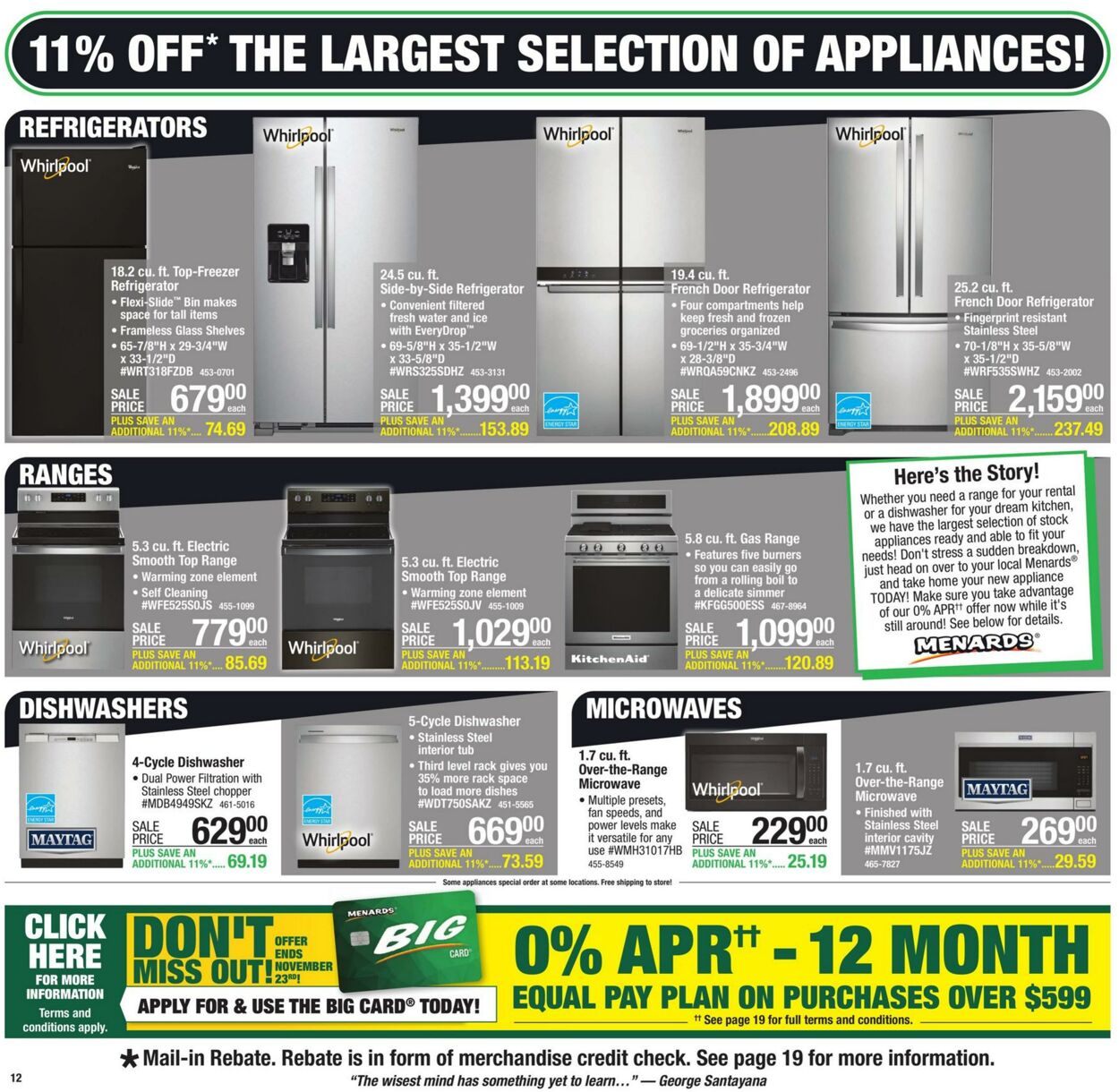 Weekly ad Menards 11/10/2022 - 11/24/2022