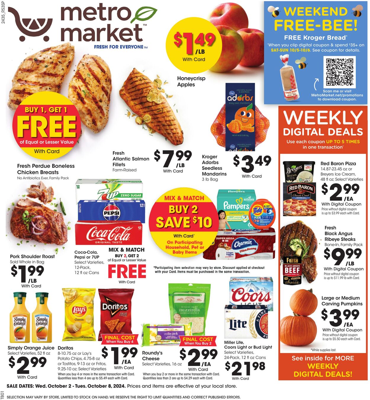 Weekly ad Metro Market 10/02/2024 - 10/08/2024