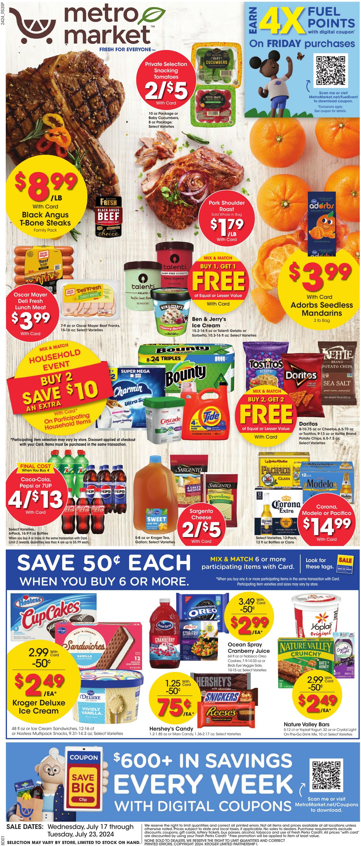 Weekly ad Metro Market 07/17/2024 - 07/23/2024