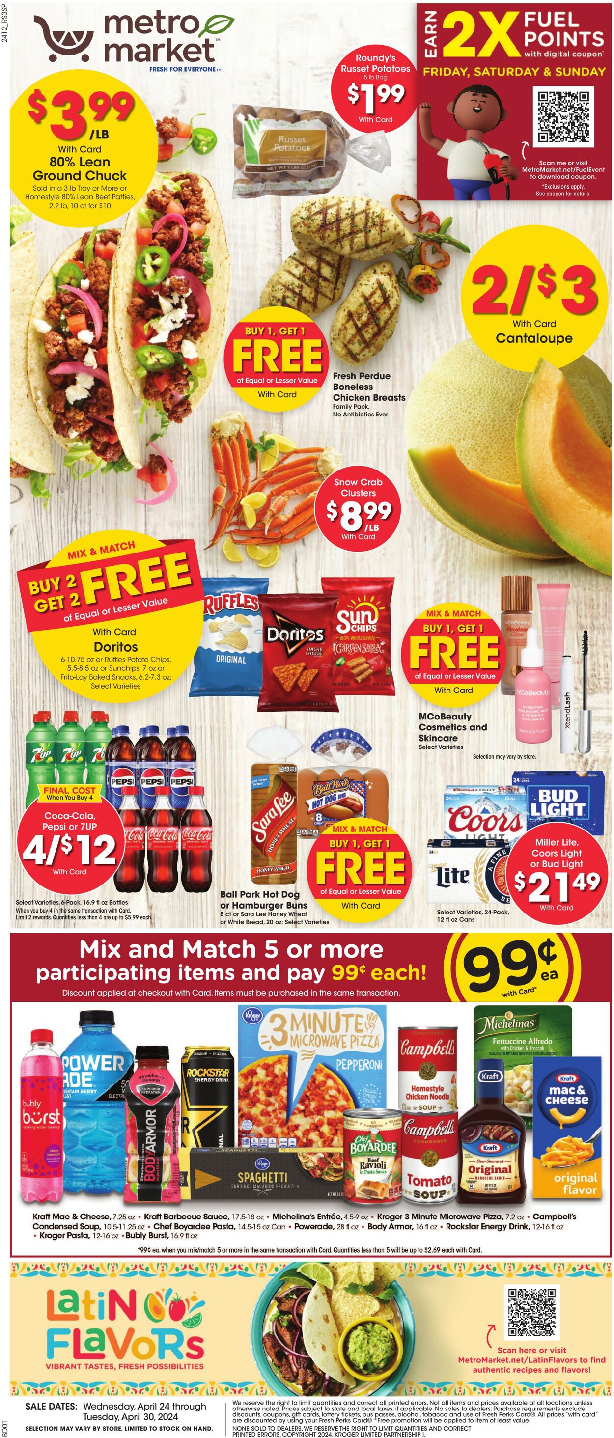 Metro Market Promotional weekly ads