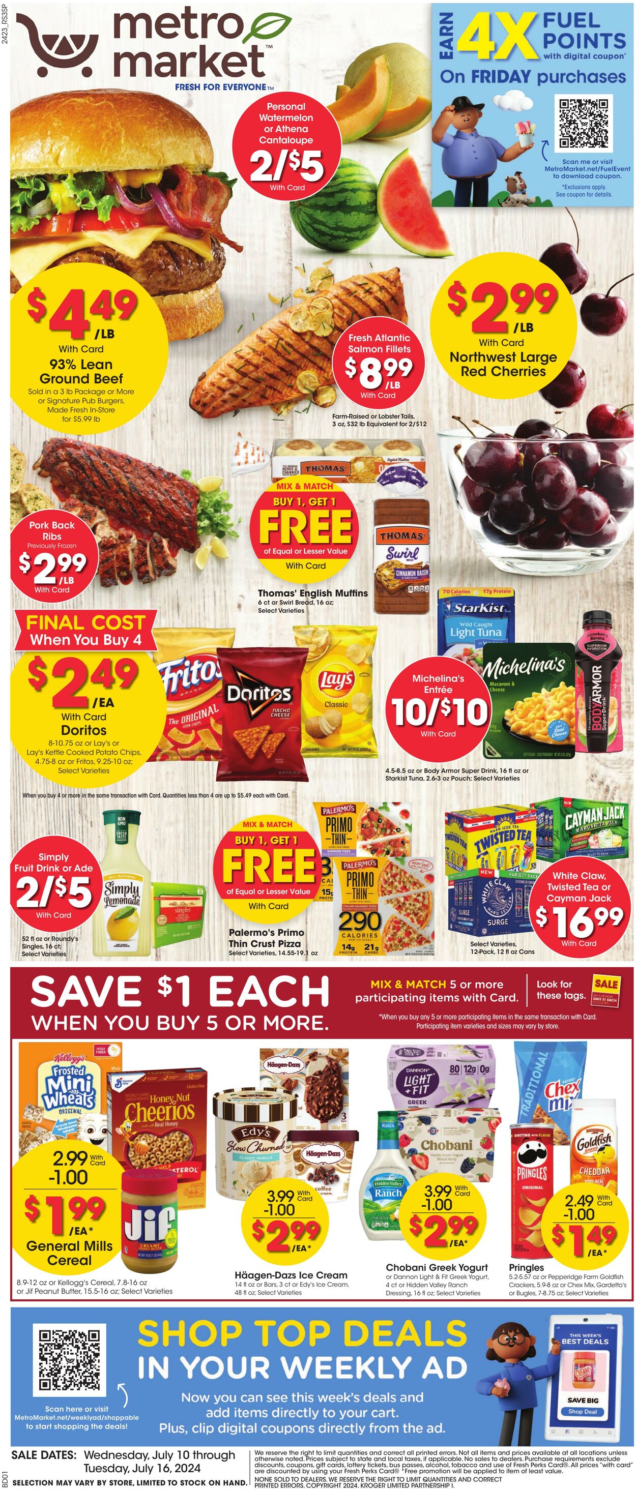 Weekly ad Metro Market 07/10/2024 - 07/16/2024