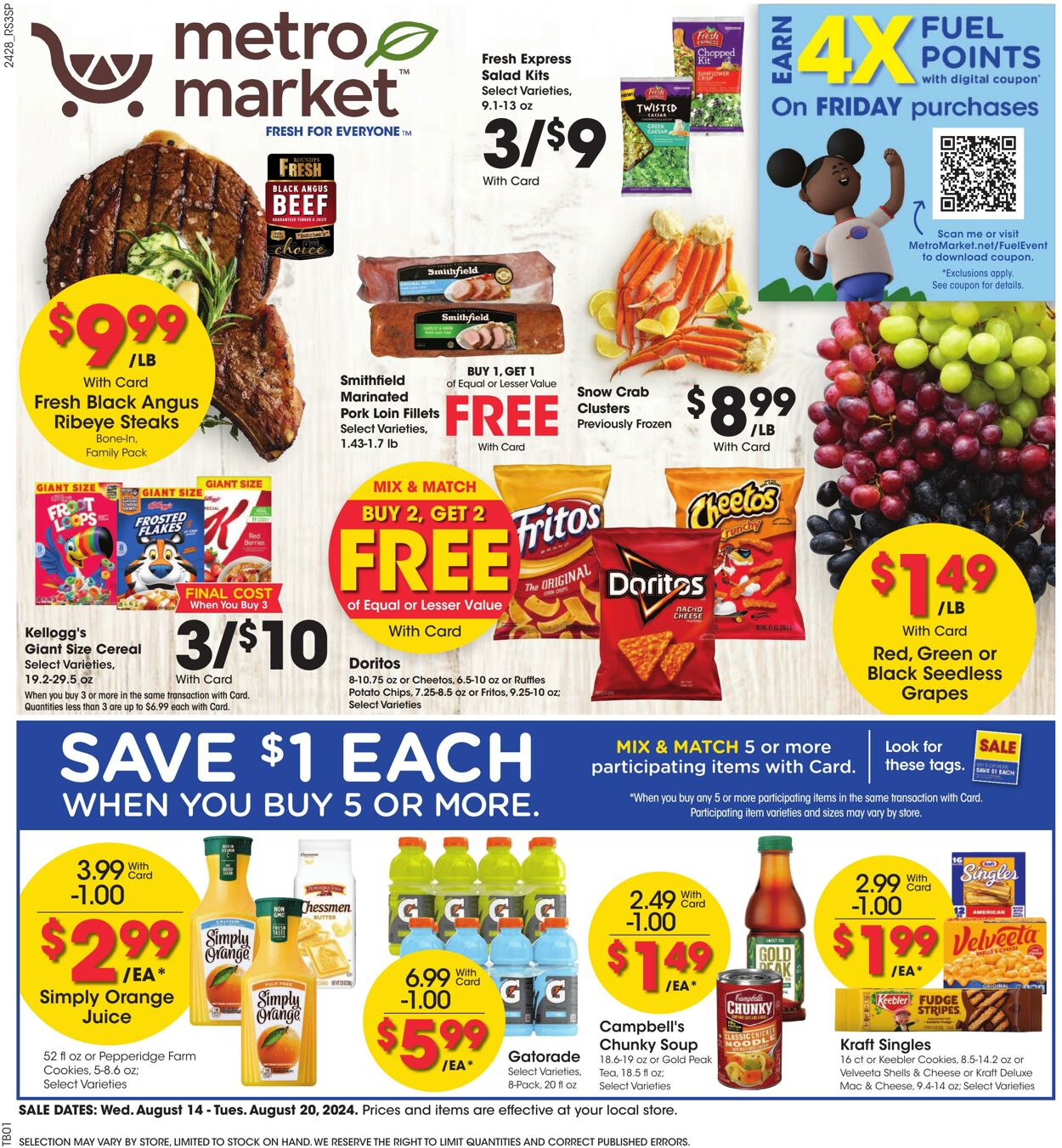 Weekly ad Metro Market 08/14/2024 - 08/20/2024