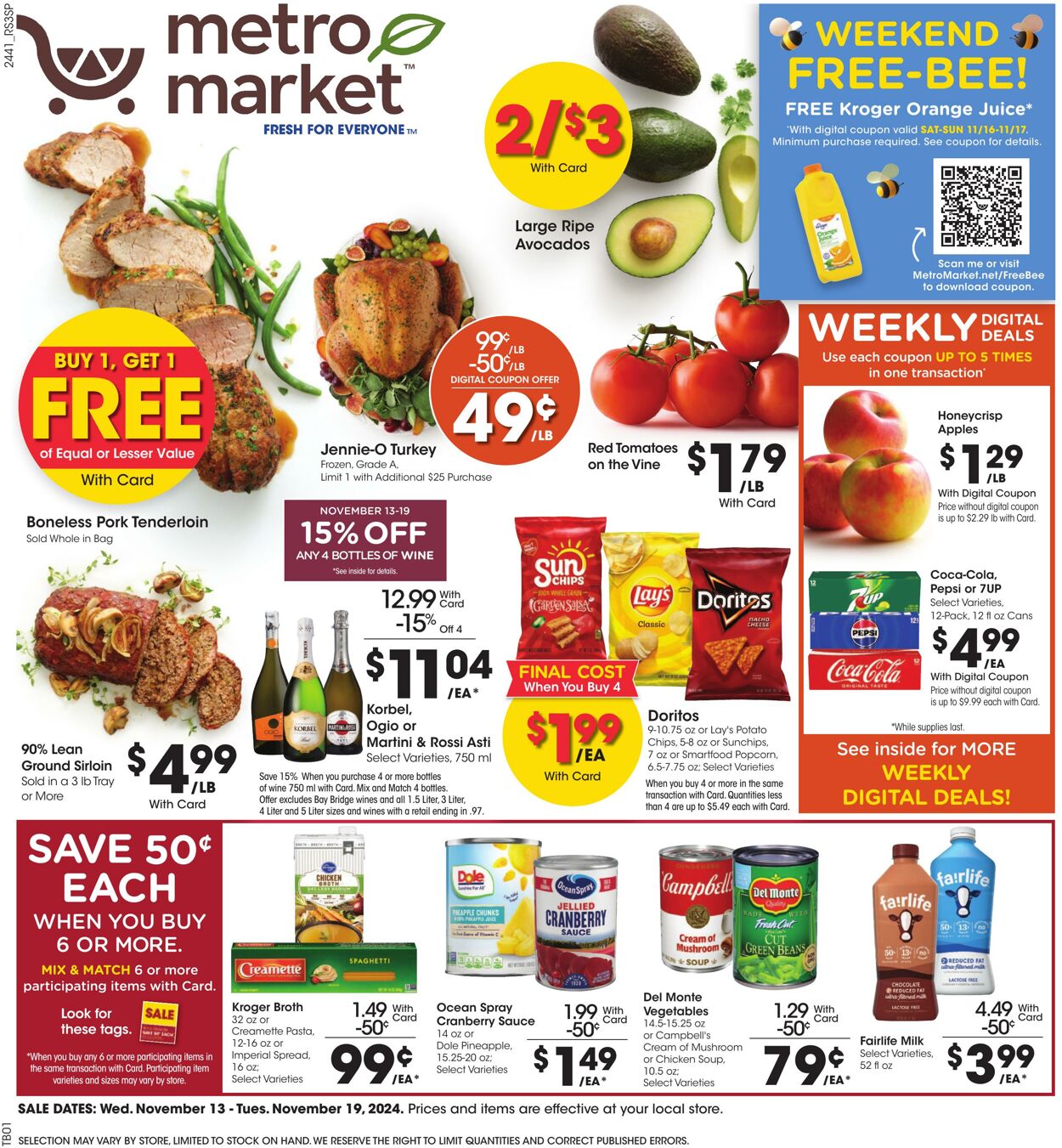 Weekly ad Metro Market 11/13/2024 - 11/19/2024