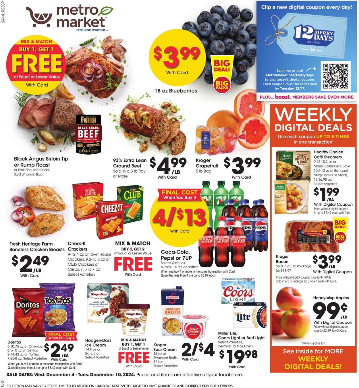 Weekly ad Metro Market 12/04/2024 - 12/10/2024