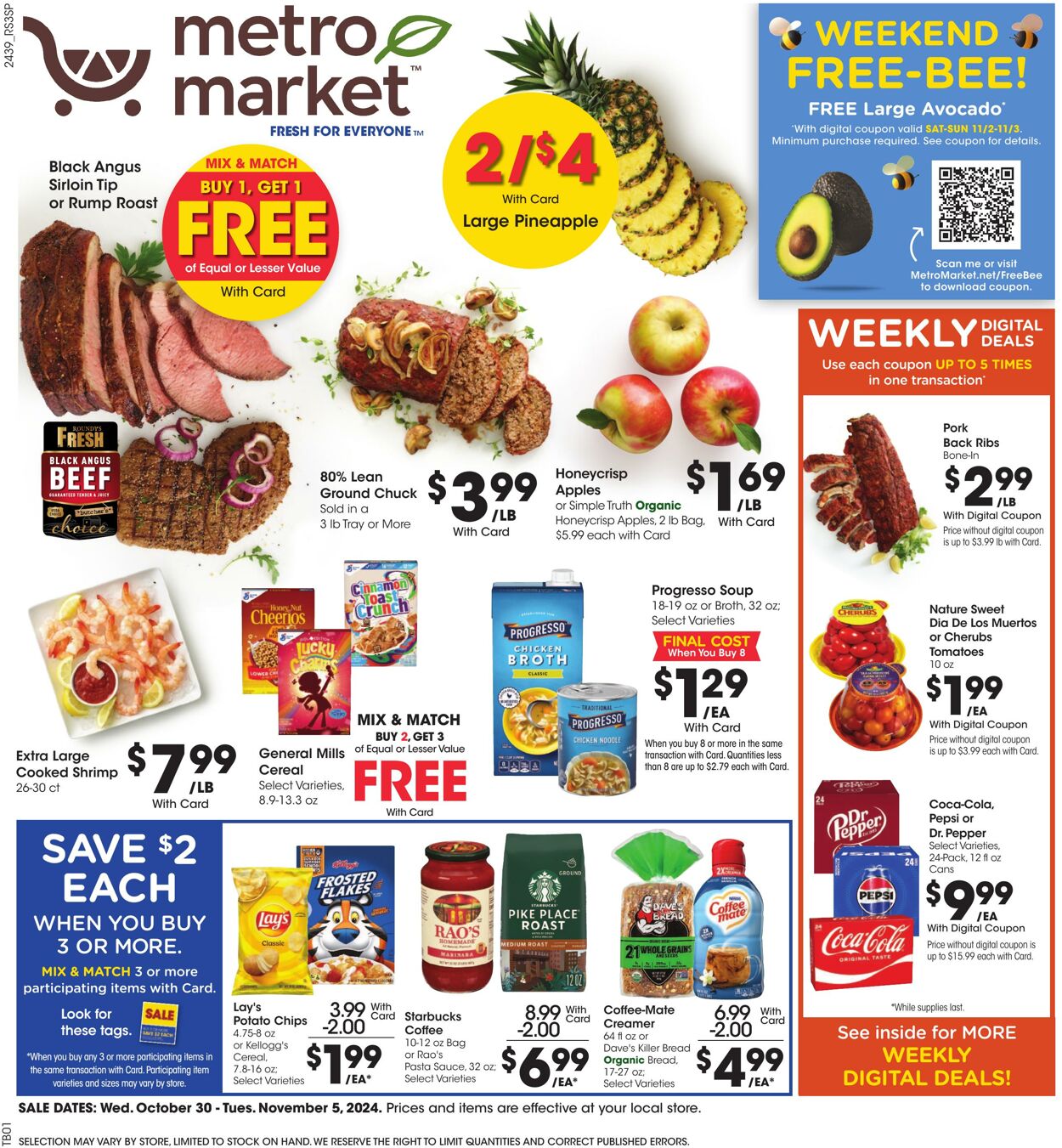 Weekly ad Metro Market 10/30/2024 - 11/05/2024