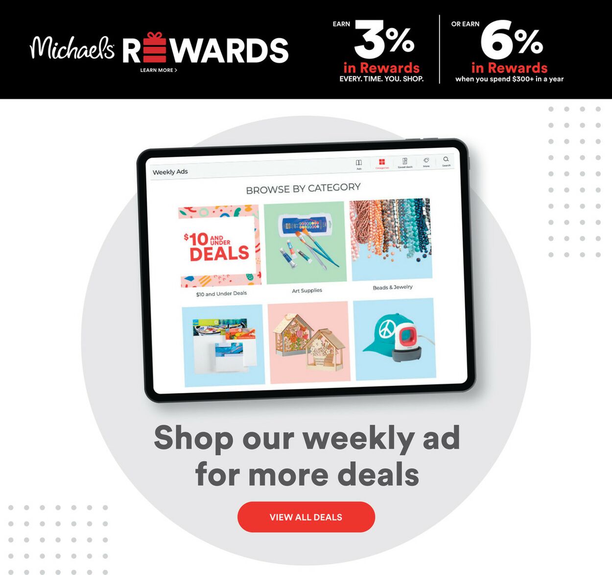 Weekly ad Michaels 01/12/2025 - 01/18/2025