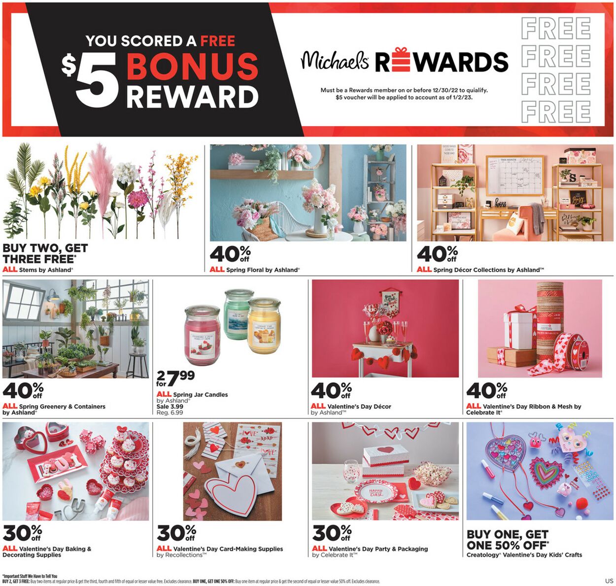Weekly ad Michaels 01/15/2023 - 01/21/2023