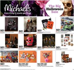 Weekly ad Michaels 10/01/2023 - 10/07/2023