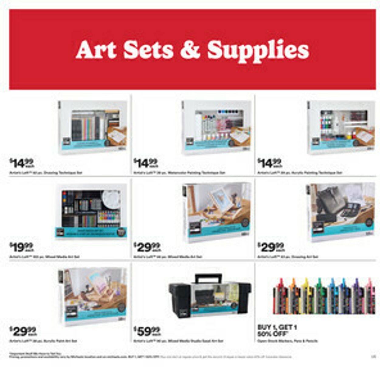 Weekly ad Michaels 11/16/2025 - 11/20/2025