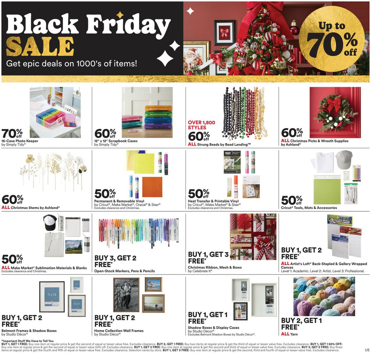 Weekly ad Michaels 11/22/2024 - 12/01/2024